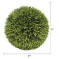 thumbnail image 2 of My Texas House 21" Artificial Evergreen Cyprus Ball, 2 of 8
