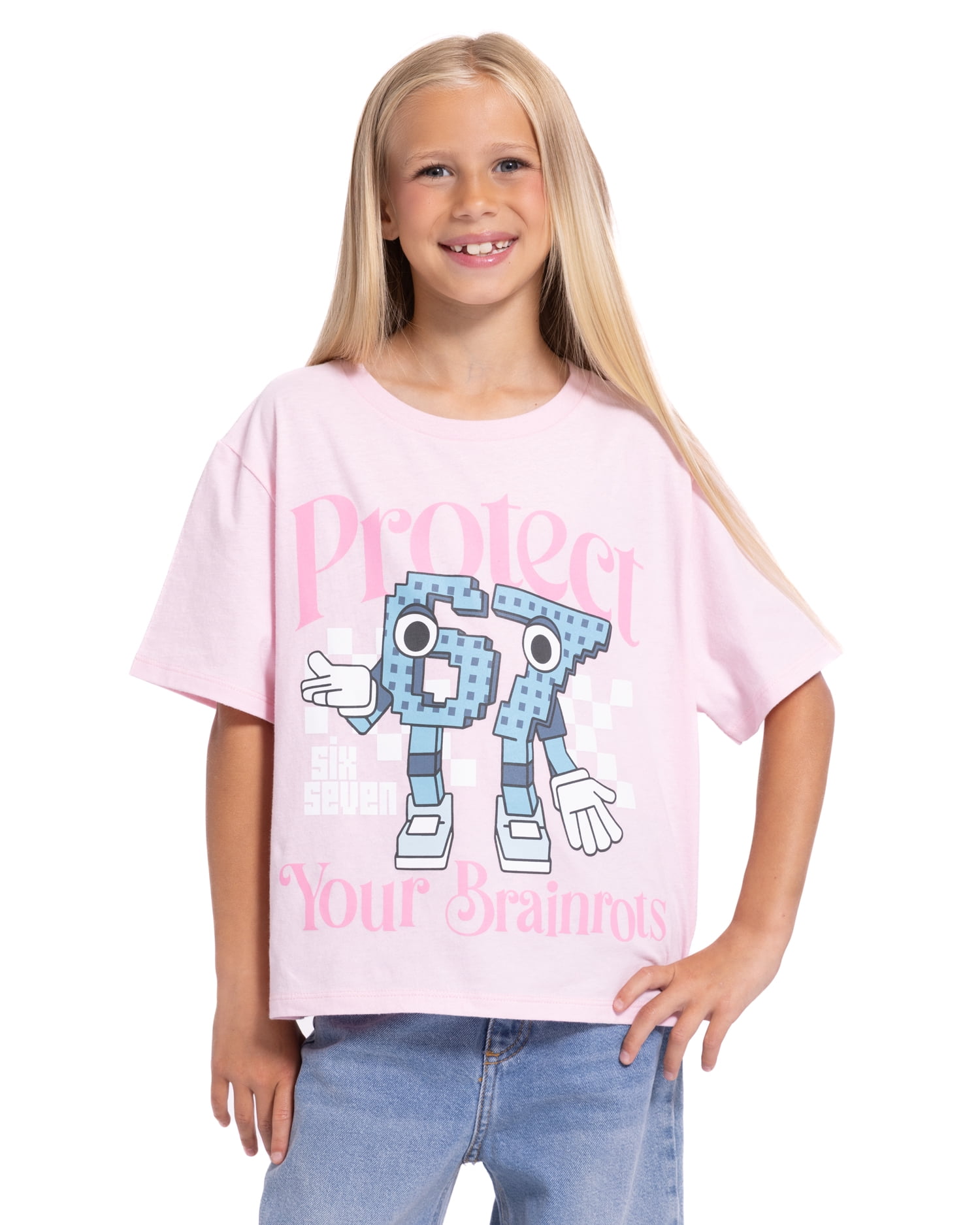 Roblox Girls Graphic T-Shirt with Short Sleeves, Sizes 4-18