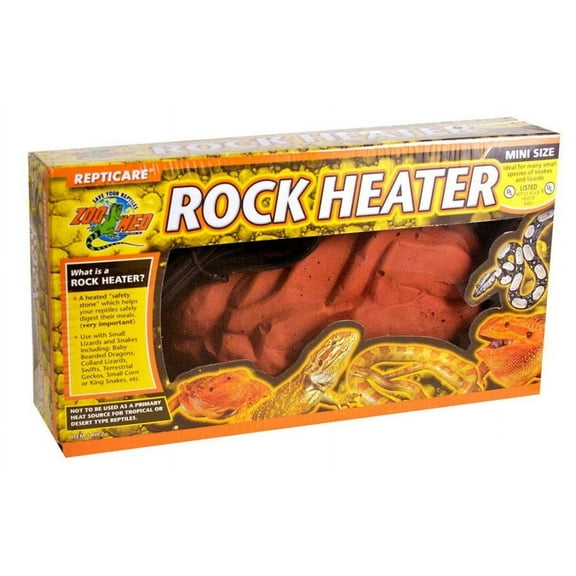 Zoo Med ReptiCare Rock Heater, Mini, 5 Watt, Red