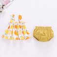 thumbnail image 2 of Toddler Girl Clothes Baby Girl Summer Outfits Ruffle Sleeveless Shirts Tops Shorts Set for Girl Clothing Kaprioy Girls Summer Clothes, 2 of 4
