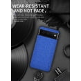 thumbnail image 4 of Case for Google Pixel 6, Shockproof TPU Canvas Anti-Fingerprint Slim Lightweight Anti-Slip All-Inclusive Protective Shell Phone Cover Case for Google Pixel 6 (6.4 inch 2021 Version), Blue, 4 of 8