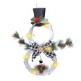 thumbnail image 1 of Advancent Guirnalda de luces LED navideñas para fiestas, festivales, Año Nuevo, puerta, ventana, decoración, guirnalda para el hogar, Bar, Kits de decoración para fiestas Tela escocesa blanca negra, 1 of 6