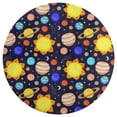 thumbnail image 3 of Colorful Cool Planet Round Carpet Circle Rug Outdoor Patio Area Rug Washable Large Area Rugs Hallway Room Decor Fitness Mats, 3 of 8