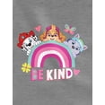 thumbnail image 2 of Paw Patrol Shirt Toddler Girls Skye Everest Nickelodeon Shirt Pawsome Raglan Tee Dark Gray 5/6, 2 of 5