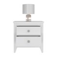thumbnail image 2 of Miekor Furniture Windsor 2-Drawer Nightstand White B5A3315, 2 of 7