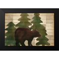 thumbnail image 2 of Kimberly, Allen 14x11 Black Modern Framed Museum Art Print Titled - Bear Lodge, 2 of 5