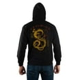 thumbnail image 2 of Mens Dragon Ball Z Anime Black Hooded Sweatshirt-Large, 2 of 3