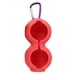 thumbnail image 1 of Estuche de silicona suave para pelotas de golf | Juego de 2 protectores con mosquetón para cinturón o bolso | Tamaño estándar para 2 pelotas de golf, 1 of 2