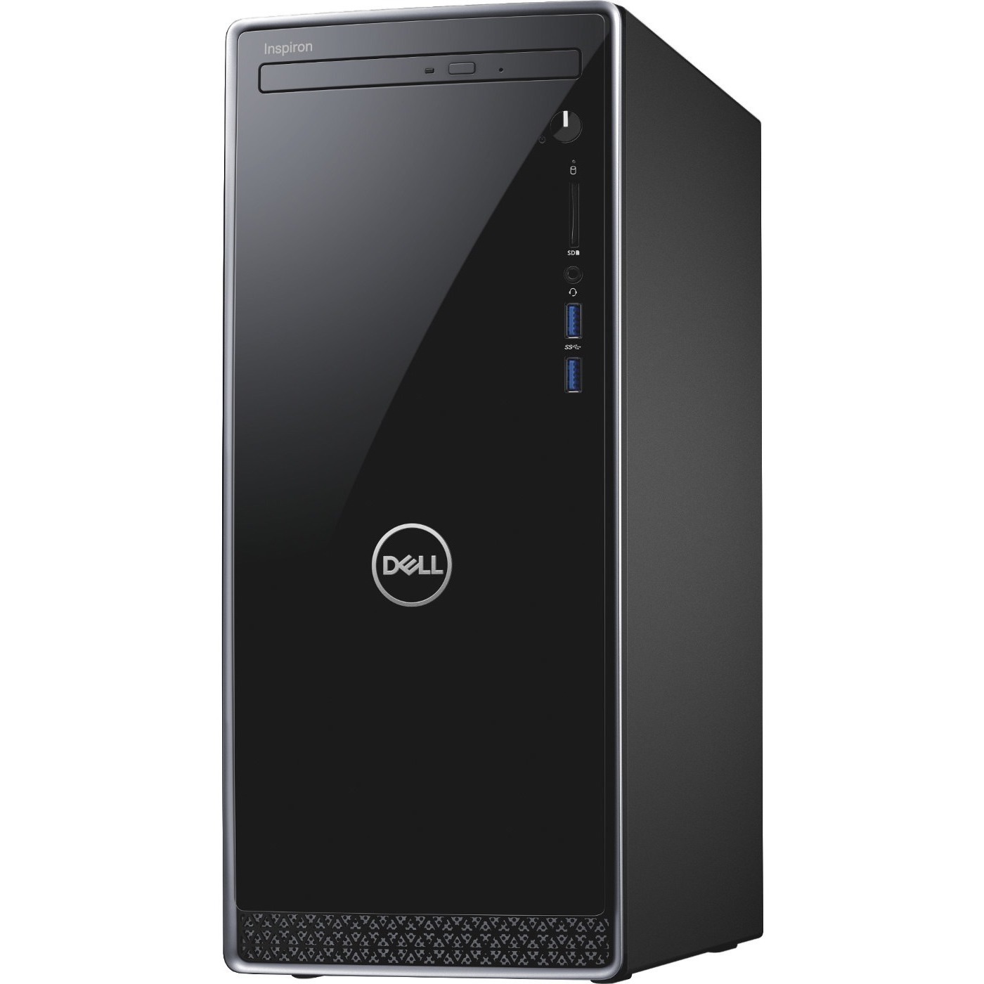 Dell Inspiron 3670 Desktop Computer Intel Core i5 8GB RAM 1TB HDD Black - 9th Gen i5-9400 Hexa-core - Intel UHD Graphics 630 - Keyboard & Mouse included - DVD-Writer - Mini-tower Form Factor - Win