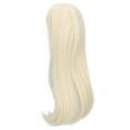 thumbnail image 3 of Long Straight Doll , Heat Resistant Dolls Hair Replacement   For Cosplay Gold, 3 of 8