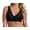 Black, variant on Front Hook Leisure Bra - 23059