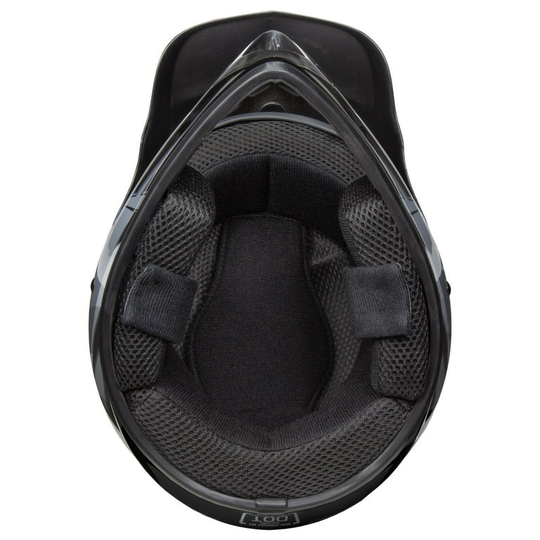 Youth Frenzy MX ATV off-road Helmet DOT Approved Black/Grey, Youth