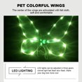 thumbnail image 2 of Alas De Hada LED Luminous Fairy Elf Wings Pet Dogs Party Fotografía para Navidad (Verde) Tmvgtek Libre de BPA, 2 of 9