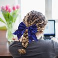 thumbnail image 4 of 2 piezas de cabello Bow Surchies Girl Bow Back Cabellado Sequinas Cabello Cabello Bowknot Ponytail, 4 of 6