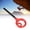 Red, variant on Xirurus 9-Shape Rigging Descender Anti-Falling Outdoor Rock Climbing Speed Descent Rappelling Belay Equipment, 150 kg / 330 lbs Capacity, Red