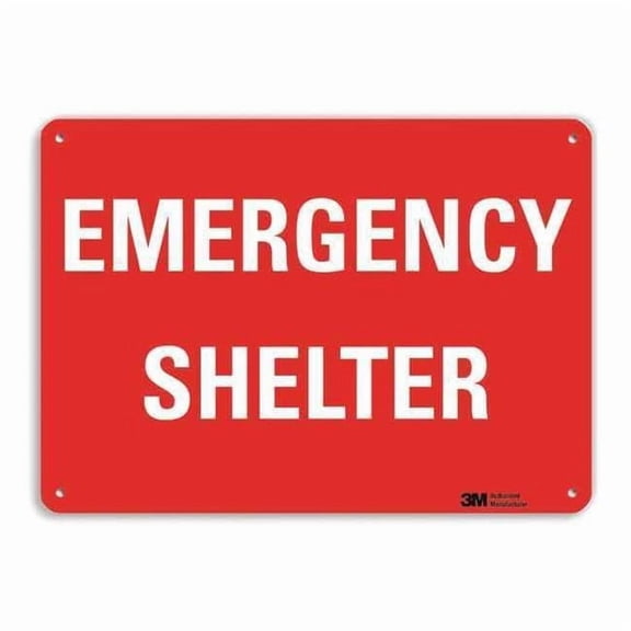 Lyle Safety Sign,10 in x 14 in,Aluminum U7-1120-RA_14X10
