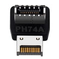 thumbnail image 3 of Adaptador de cabezal USB C frontal Enchufe frontal TIPO C para placa base (A) PC FLhrweasw Nuevo, 3 of 6