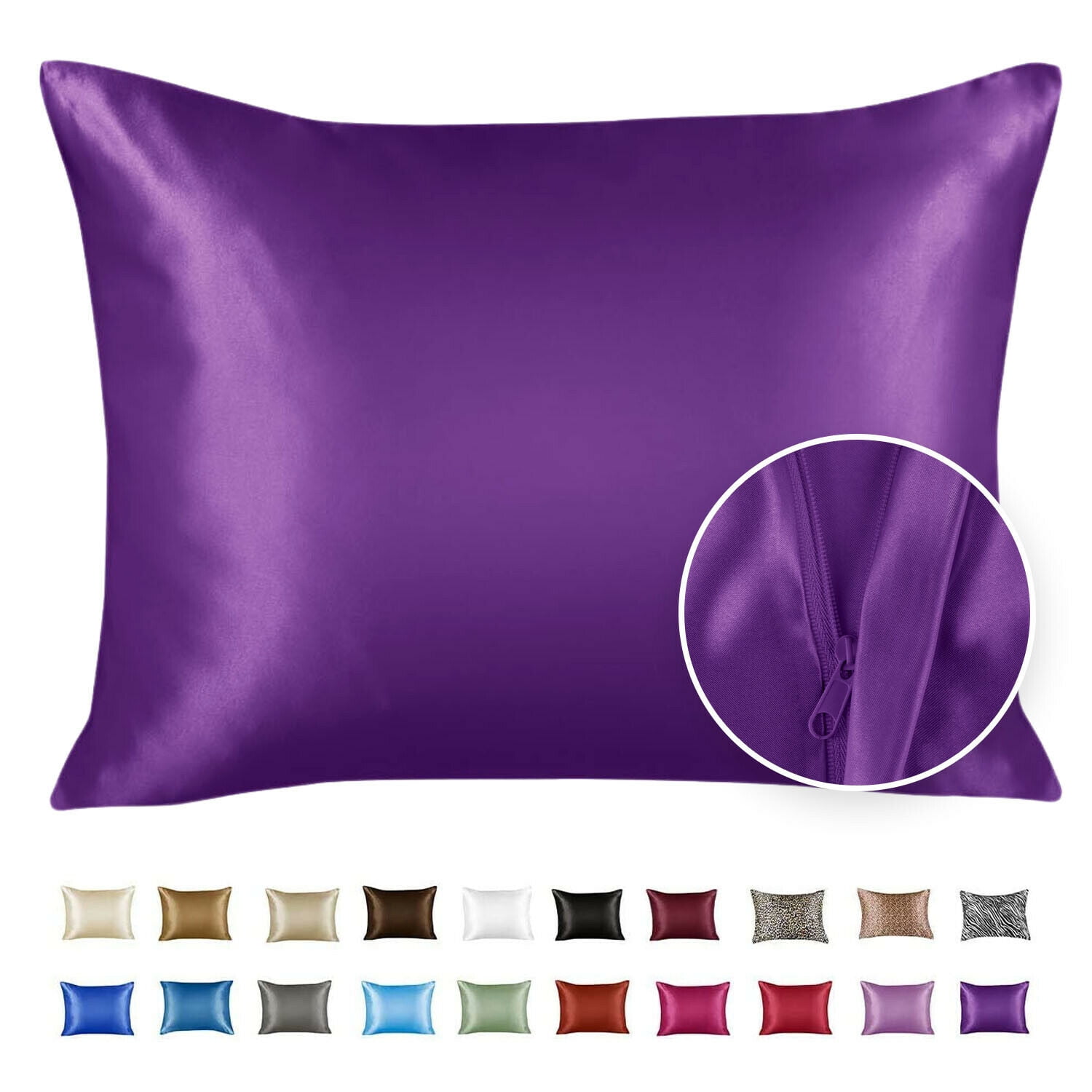 Luxury Satin Pillowcase for Hair and Skin Standard Satin Pillowcase