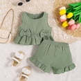 thumbnail image 2 of Toddlers Kids Girls Boys Clothes Cartoon Cotton Summer Short Sleeve T-Shirt Tops Shorts Clothes Sets Cool Short Sets 3T 4T 5T 6T 7T 6-24 Months 9-12 Months, 2 of 5