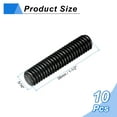 thumbnail image 2 of 10Pcs Fully All Threaded Rod, 5/16" Thread 18 Pitch 1-1/2" Length Carbon Steel Long Threaded Screw, 2 of 6