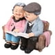 thumbnail image 4 of Figuras creativas para amantes de los abuelos, adornos en miniatura de pareja, artesanías de resina, 4 of 7