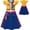 Cosplay-A, variant on Halloween Popular Singers Idol Cosplay Costume, Popular Star Idol Stage Role Play Suit, Includes Dress, Stylish Dance Outfit Cosplay and Party Performance, 110(3-4 Years)