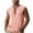 #146-Pink, variant on Linen Tops for Men Henley Tank Sleeveless Raw Edge Lightweight Comfy Hippie Beach Tee Shirts with Curved Hem Design