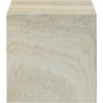 thumbnail image 6 of Meridian Furniture Piazza Travertine Finish Concrete Indoor/Outdoor End Table, 6 of 7