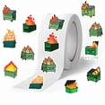 thumbnail image 5 of Fireproof Sticker Roll Decorative for Garbage Water Bottles Cardboard Laptops Durable, 5 of 9