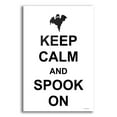 thumbnail image 1 of Epic Art 'Keep Calm And Spook On' by Lettered & Lined, Acrylic Glass Wall Art, 16"x24", 1 of 8