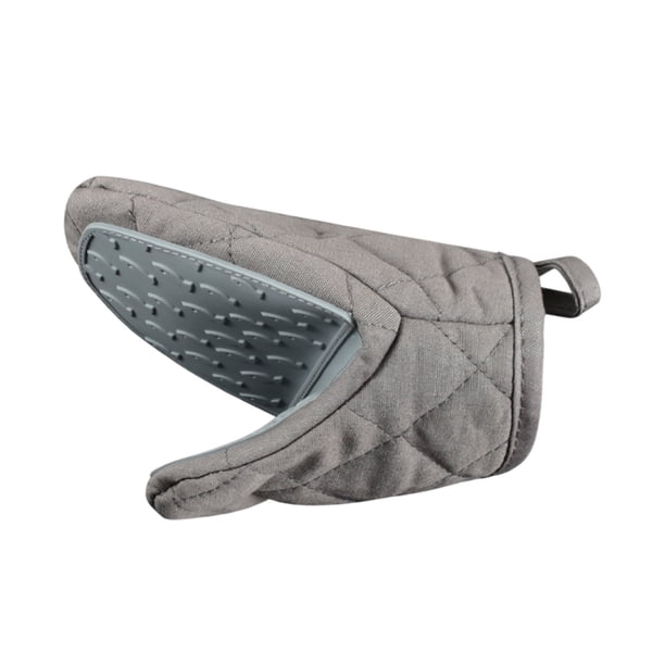 Yhmxh Utensilios de cocina Guantes de tela con forma de pez, de silicona semitransparente, con clip para horno microondas y aislantes de doble capa. Muebles para cocina Accesorios de cocina