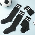 thumbnail image 6 of Hengguang 4 Pairs Kids Soccer Socks, Over Knee Boys Soccer Socks for Children Aged 5-12 to Playing Sports, 6 of 7