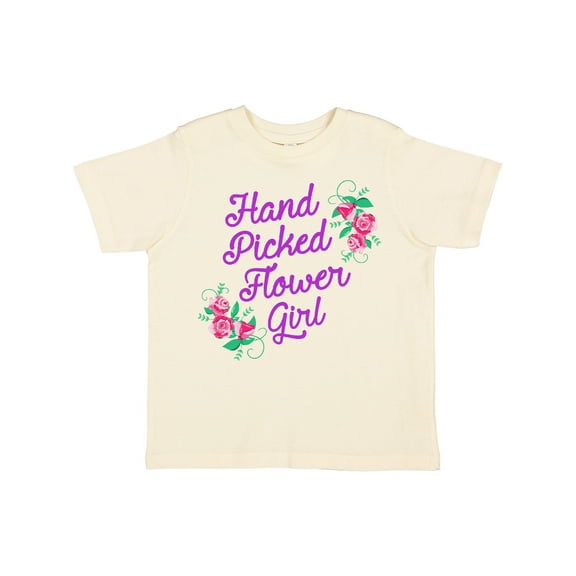 Inktastic Handpicked Flower Girl for Wedding Girls Toddler T-Shirt