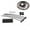 As Show, variant on 1 Set Car Electric Radiator Fan Mounting Kit Plastic Ties Straps Universal