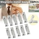 thumbnail image 2 of 10PCS Strong Magnetic Name Tag Badge Metal Fastener ID Cards Durable Attachment Holder Decoration Badge Metal Fastener Kit, 2 of 5