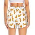 thumbnail image 3 of Picia Cartoon Squirrel Pattern Women's 2 in 1 Athletic Running Shorts High Waisted Workout Casual Gym Sweat Shorts with Comfy Liner Zipper Pockets-X-Large, 3 of 9