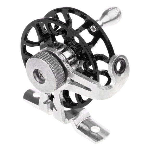 WINDLAND Mini Fishing Reel Aluminum Alloy 50g 53mm Lightweight Upgraded Base Handheld