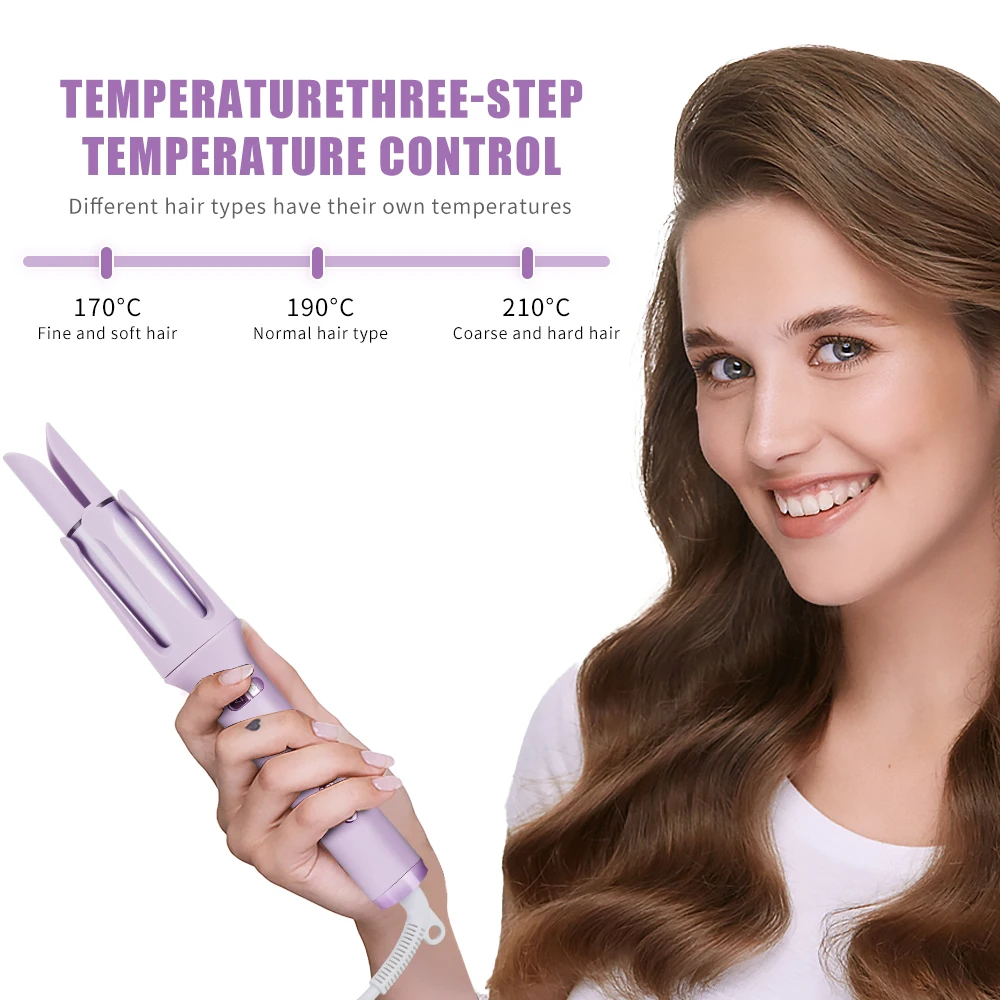 Automatic Hair Curler 32MM Big Wave Auto Rotating Ceramic Hair Roller Professional Curling Iron Hair Waver Wand Styling Tools