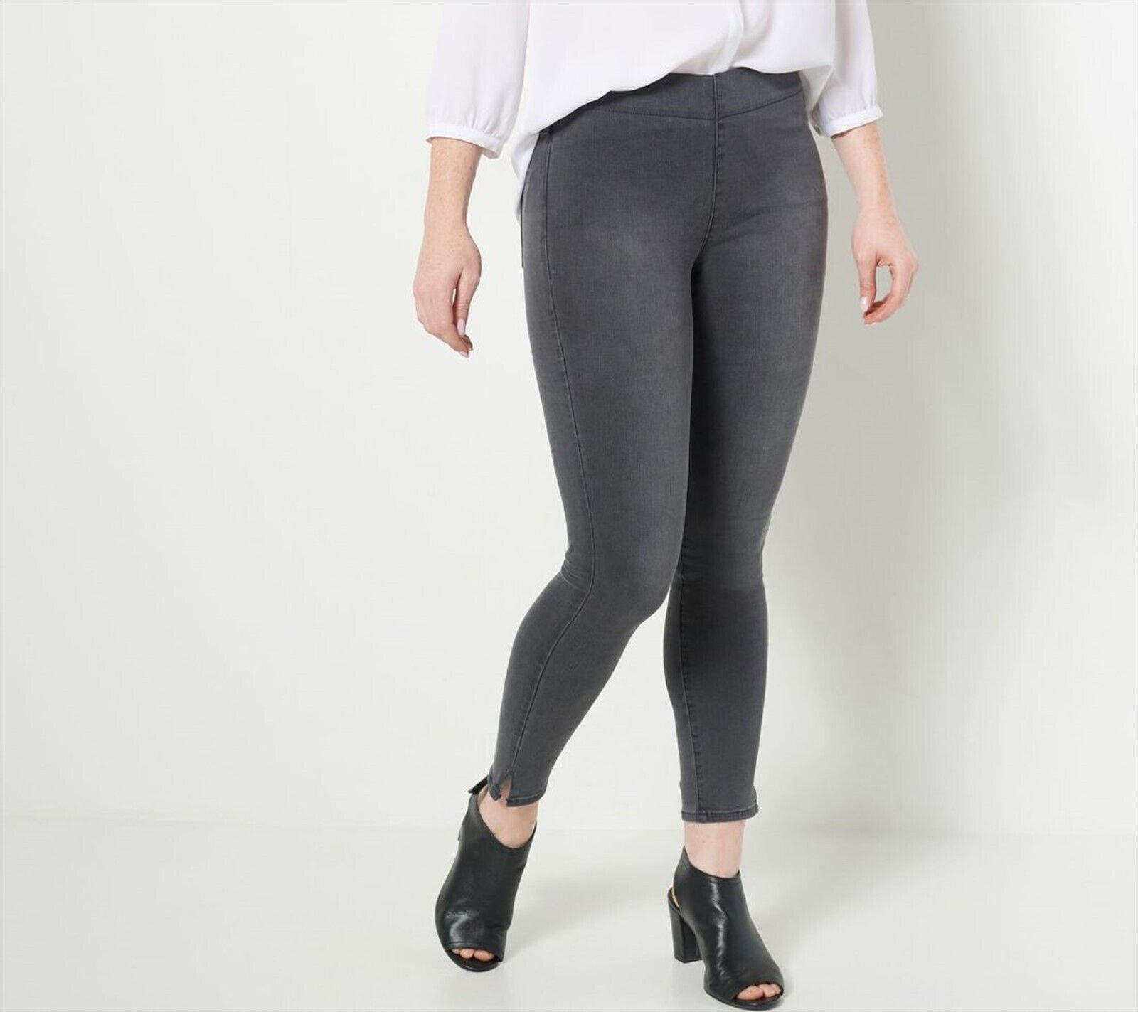 NYDJ Sculpt-Her Super Skinny Ankle Jeans Slits Gilt Women's A453030 ...