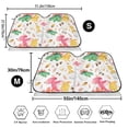 thumbnail image 3 of Balery Cute Baby Dinosaurs Print Car Windshield Sun Shade,Windshield Sunshade for Car Pickup Truck SUV Accessories-Medium, 3 of 7