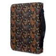 thumbnail image 3 of Xoenoiee Retro Rustic Chicken Pattern Faux Leather Bible Cover for Men Women, Christian Zipper Bible Case with Handle Carrying Book Cover Study Bible Tote Bag, M, 3 of 7