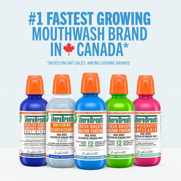 【新品4本】Therabreath TheraBreath Fresh Mouthwash, Daily Mouthwash for Oral Hygiene, up