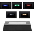 thumbnail image 4 of 3D Crystal Statues Jewelry LED Display Base Rectangle Color Changing Display Stand for Glass Art Crystal Display silver, 4 of 5
