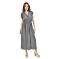 thumbnail image 5 of Vestido largo manga volantes Roman Fashion /Juvenil, 9940-SO (Gris) gris CH, 5 of 5