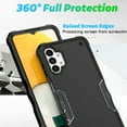 thumbnail image 4 of Dteck for Samsung Galaxy A13 5G Case, Galaxy A13 Case with 2 in 1 Heavy Duty Shockproof Dual Layer Rubber Drop Protection Tough Hybrid Bumper Rugged Phone Case for Galaxy A13/A13 5G 6.5 inch,Black, 4 of 4