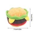 thumbnail image 2 of Squeaky Pizza Toy for Puppies Interactive Play Chew Teething and Training Material for Small Dogs, 2 of 3