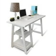 thumbnail image 2 of Trestle Bureau d'Ordinateur Moderne Blanc par Convenience Concepts / 090107W, 2 of 3