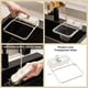 thumbnail image 5 of Colador de fregadero con 100 filtros de malla fina - criba de filtro de alimento con ventosa para fregaderos de cocina, diseño plegable, ajuste universal, previene obstrucciones, 5 of 9