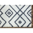 thumbnail image 4 of Vienna 3x5    Geometric  Shaggy Area Rug  G3716 in White Grey, 4 of 6