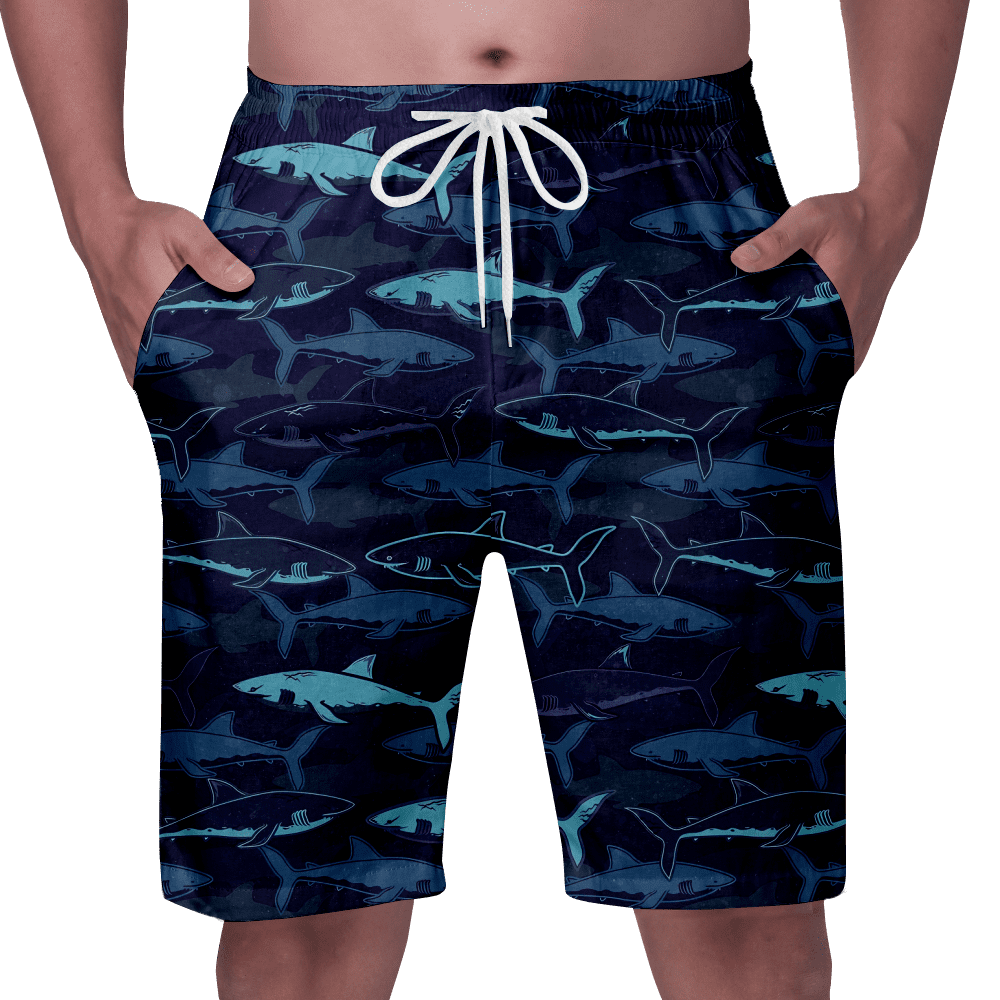 Fraigo Mens Beach Shorts Standard Quick Dry Classic SwimTrunk Hawaiian